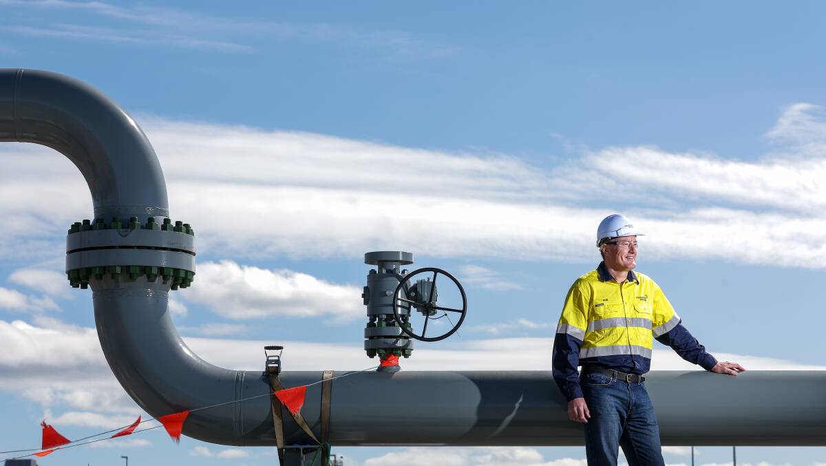 Squadron Energy CEO Rob Wheals said the Port Kembla gas import terminal could operate as early as 2025, if the market demand was there. Picture by Adam McLean