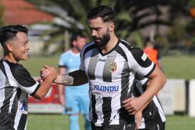 Oli Carrasco scored two as Port Kembla picked up a crucial 3-2 away win against South Coast United in the Illawarra Premier League. Picture by Robert Peet
