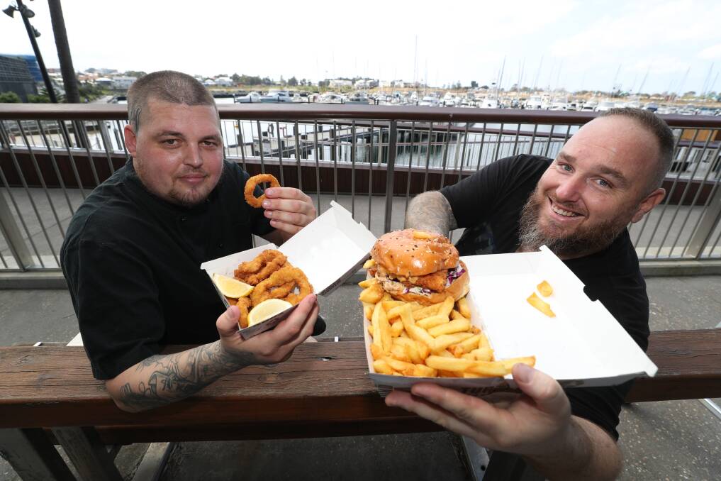 Brothers Scott Schofield (left) and Michael Zadel have just opened their third location at Shell Cove. Picture by Robert Peet
