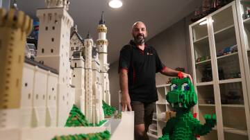 Graham Draper is the organiser of the Brick Show. Picture by Sylvia Liber