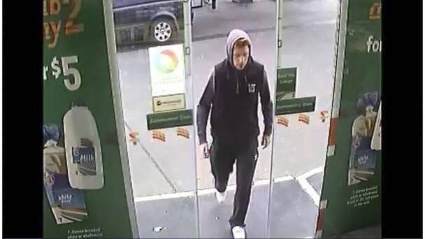 FINAL SIGHTINGS: Nick Veljanovski was captured in this CCTV image at a Sydney service station on the day he disappeared. 