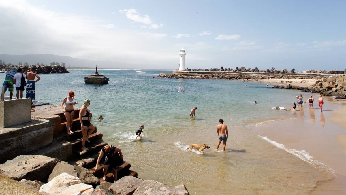 Temperatures are forecast to exceed the mid-30s in Wollongong on Tuesday. Picture: SYLVIA LIBER