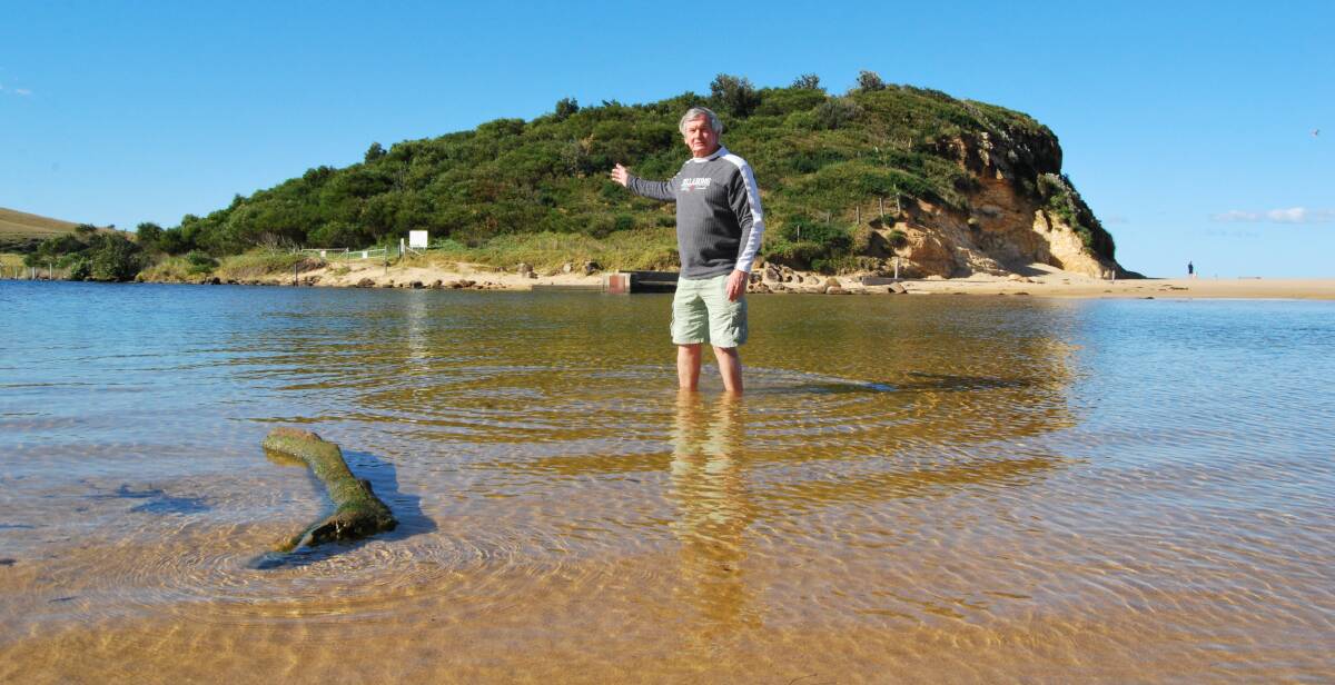 Councillor Mark Way would like to see a 50 metre boardwalk constructed at Werri Lagoon to extend the southern end of the Kiama to Gerringong coastal walk.