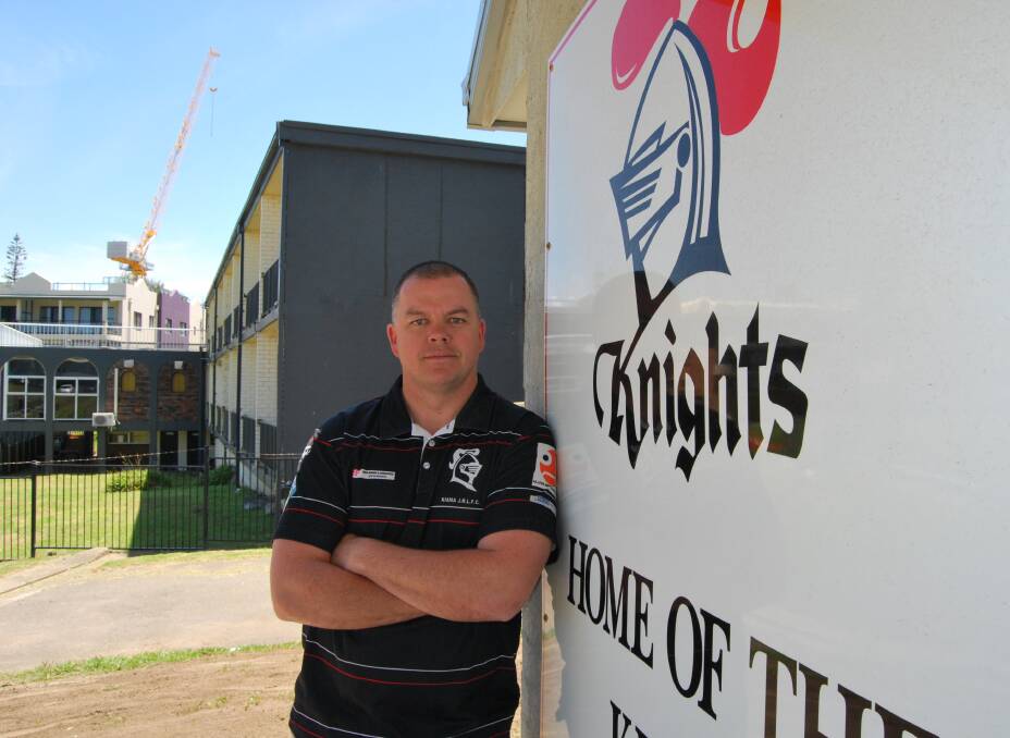 Newly appointed Kiama Junior Knights president Carl Middleton.