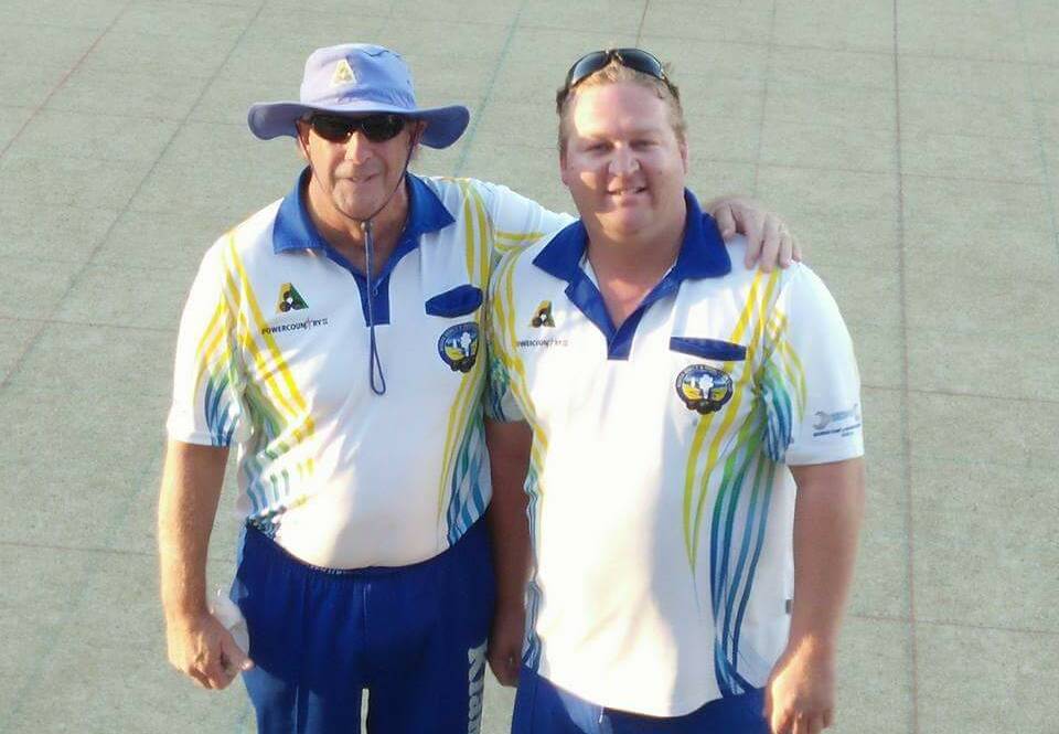 Russel Campbell and Adam Rodgers played out a thrilling final at Kiama Bowling Club on Sunday.