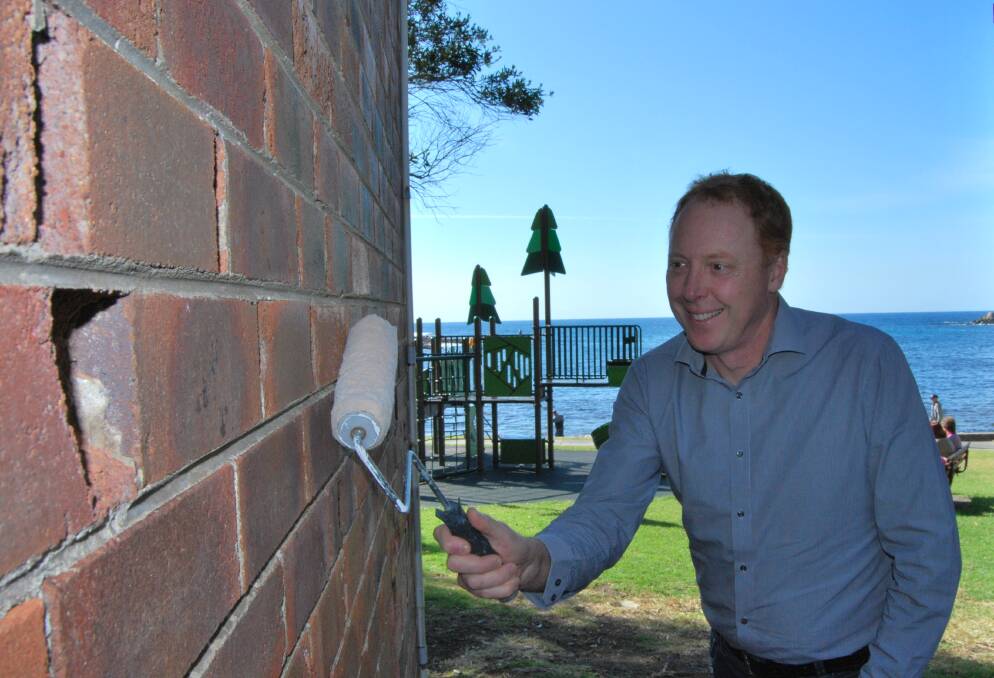 Cr Andrew Sloan said he is happy to see the toilets at Black Beach receive a much needed makeover.  