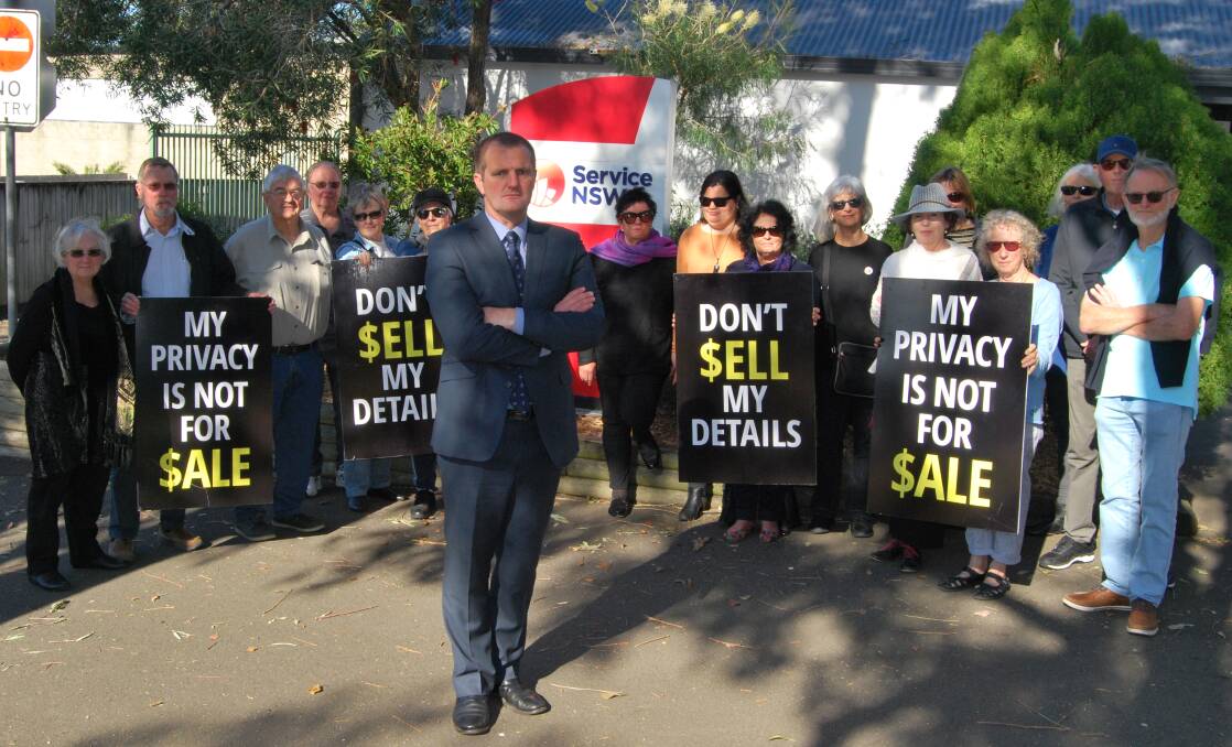 The Shadow Minister for Finance, Services and Property, Clayton Barr, was today joined at Kiama Service NSW Centre by concerned locals as they protested the government’s decision to appoint private providers to do the work of Service NSW.