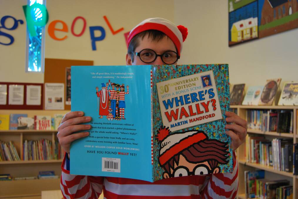 HOLIDAY FUN: Where’s Wally is turning 30 and to celebrate he’ll be appearing at Kiama Library for its Where’s Wally extravaganza. Photo: HAYLEY WARDEN.