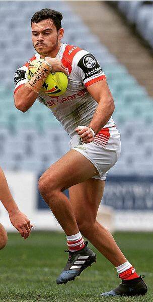 READY TO RUMBLE: Former Nowra-Bomaderry Jet Jason Gillard will start on the wing for the Dragons NYC team against Penrith. Photo: DRAGONS.COM.AU