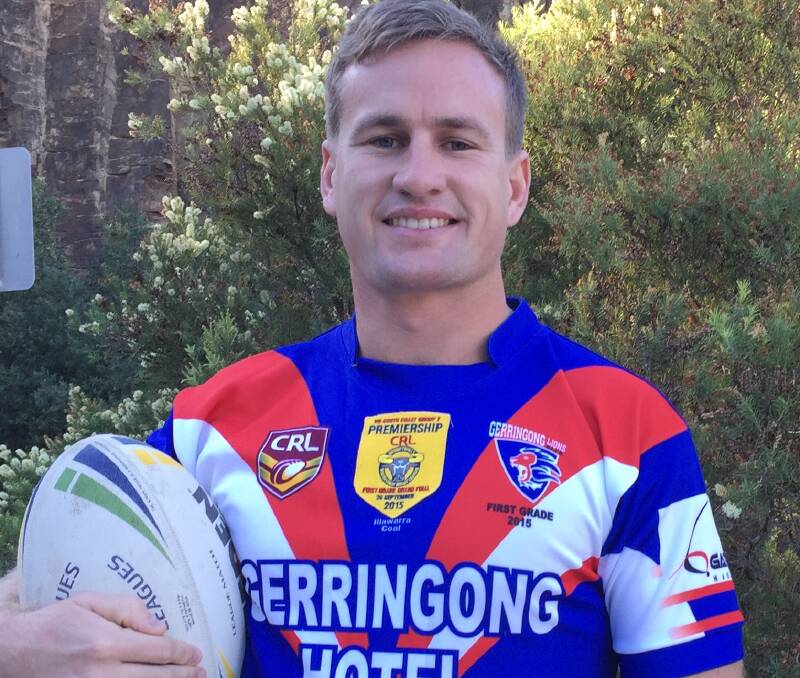 LIONHEART: Gerringong's Joel Roberts, 27, who just broke the Group 7 point scoring record at the weekend against Albion Park-Oak Flats, has been with the rugby league club since the under 8s. Photo: DAVID HALL