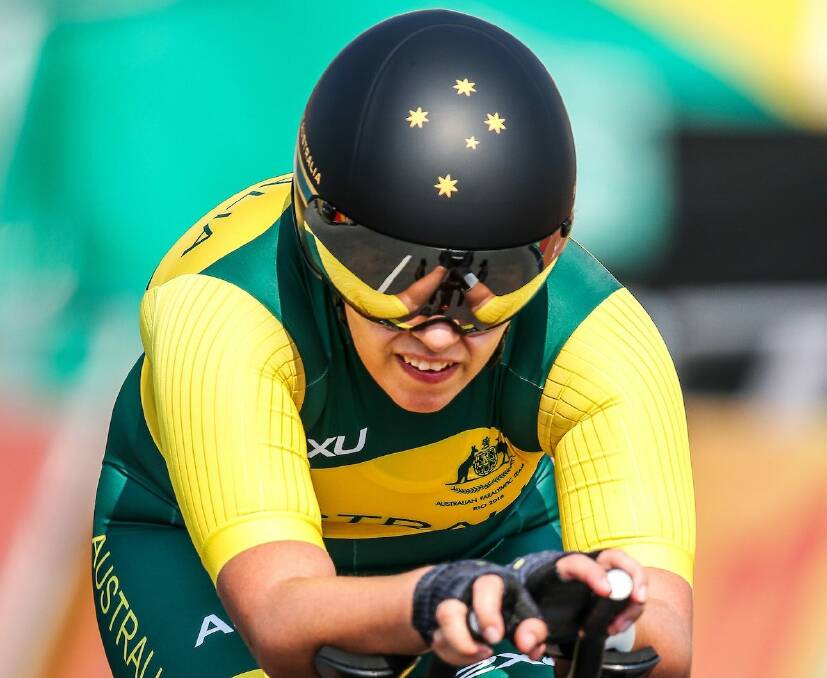 GOLDEN GIRL: Werri Beach's Amanda Reid has been rewarded for her sensational season on two wheels by being nominated for NSWIS' Office of Sport Female Athlete of the Year. Photo: PARALYMPICS AUSTRALIA