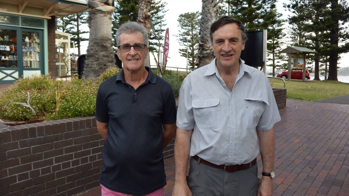 HISTORICAL SOCIETY: David Henderson and David Radford were seen at the Christmas party for the Kiama and District Historical Society. 