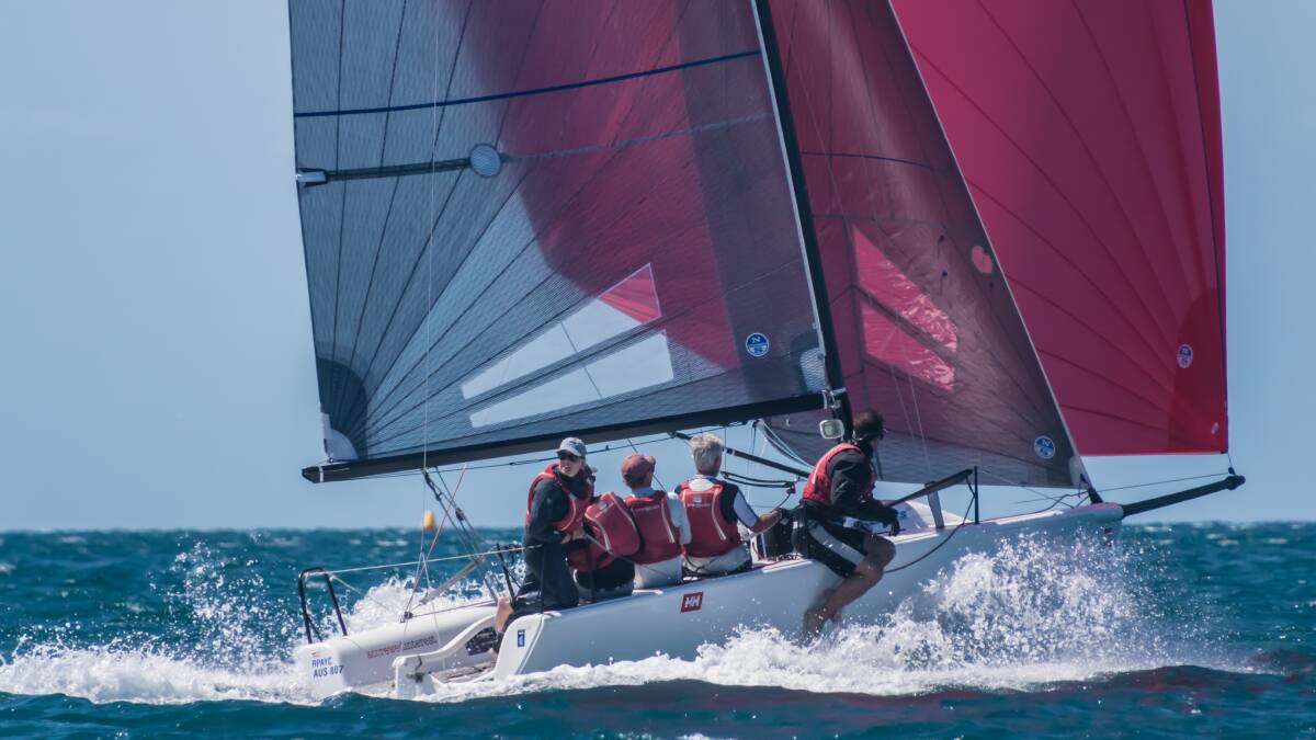 SAILING SUCCESS: Kiama resident Andy Wharton won the Asia Pacific National Championship Melges 24 title. Picture: Supplied