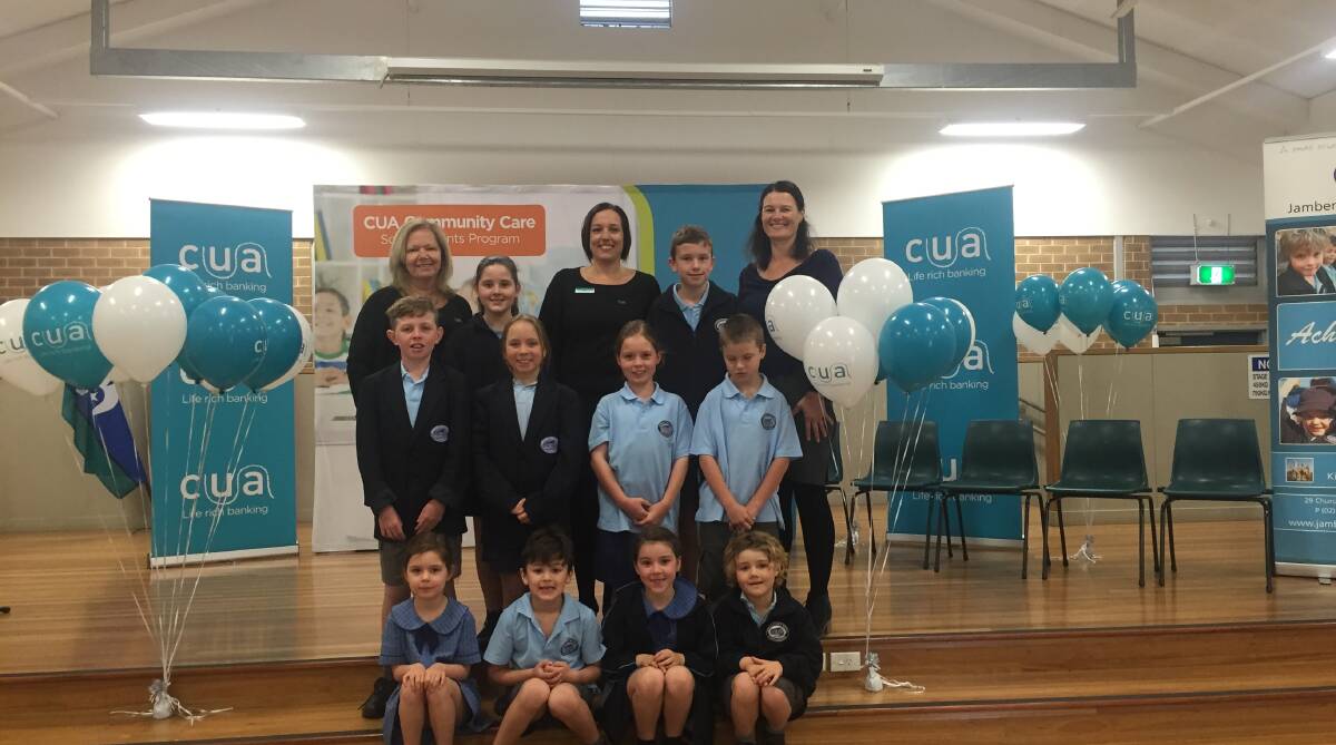 Winners: Jamberoo Public School were awarded the CUA Community Care grant for $5000, which will be used to purchase new curtains. Picture: Supplied. 