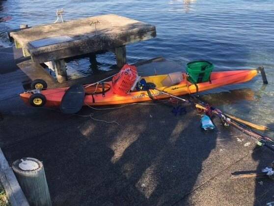 Fears: A kayak found on Lake Illawarra raises fears that the kayaker has drowned in the water.