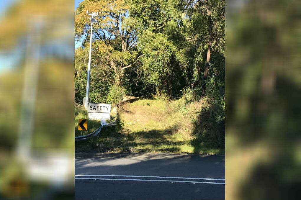 The vegetation-covered safety ramp at Bulli Pass won't be cleared out until the pass closes late next month.