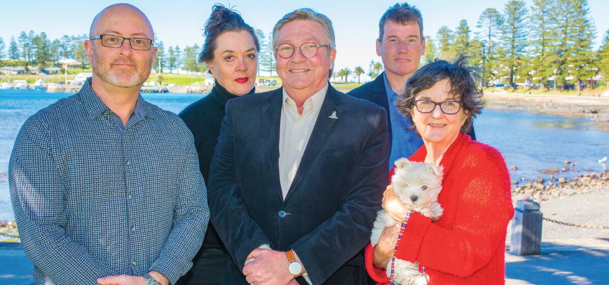 The team of Community Voices: Councillor Neil Reilly of Community Voices has expressed his desire to stand for Mayor if elected in the Kiama Council Elections.