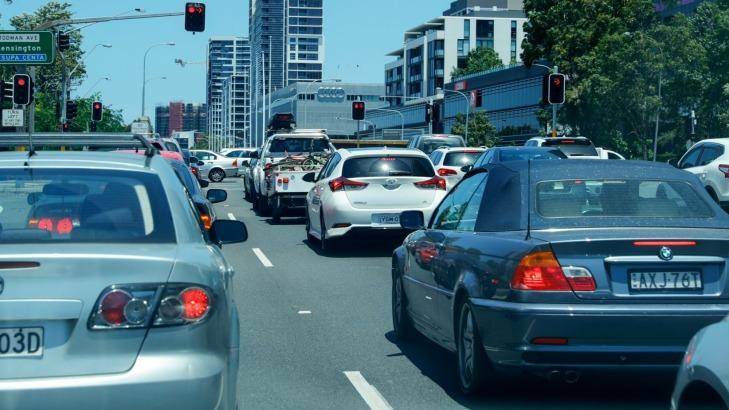 Sydney has seven of the 10 slowest roads in Australasia. Photo: Edwina Pickles
