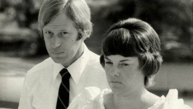Michael and Lindy Chamberlain arriving at Darwin court. Photo: Fairfax Media
