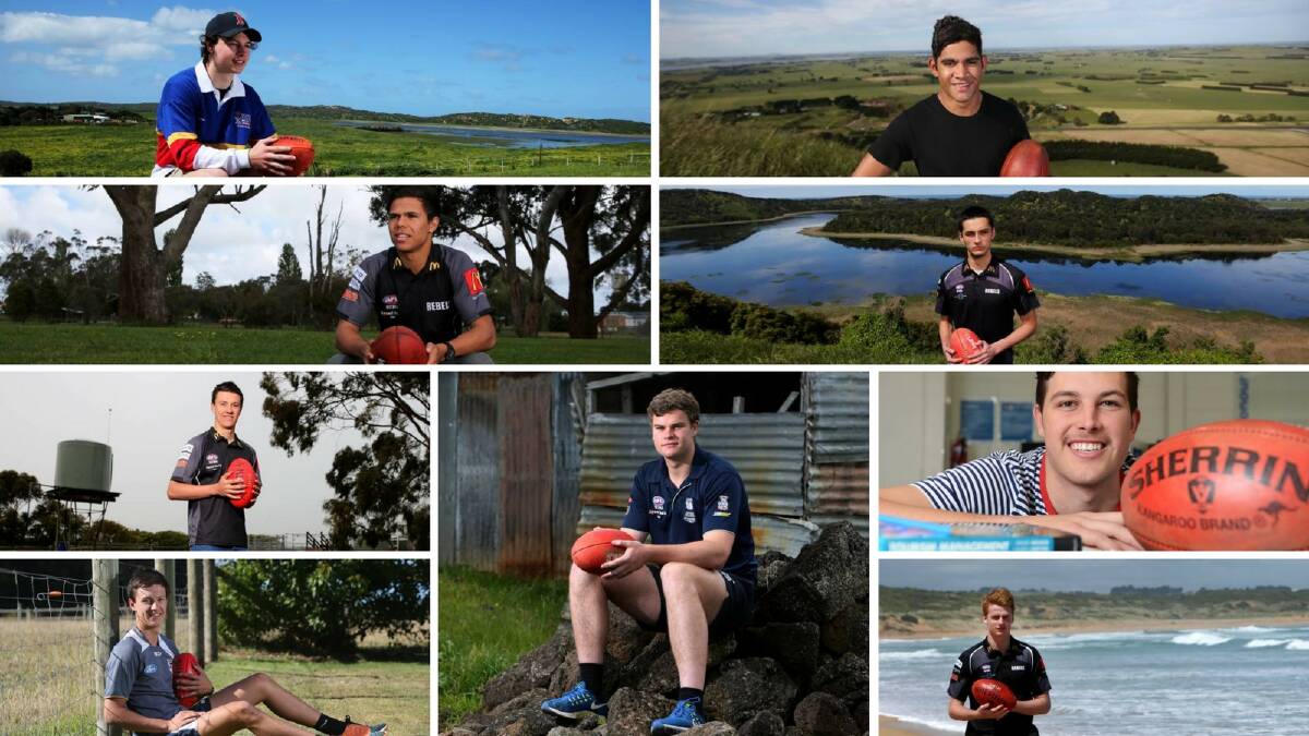 The AFL draft hopefuls from Victoria's south-west.