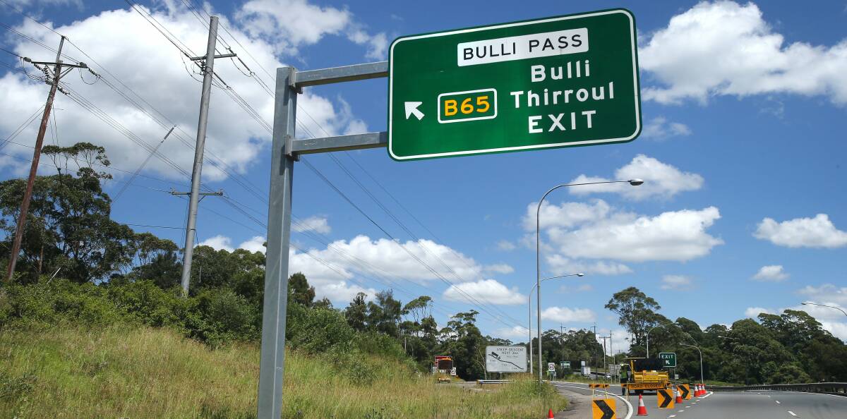 No through road: Bulli Pass will be closed from October 4 to December 5. Picture: Kirk Gilmour