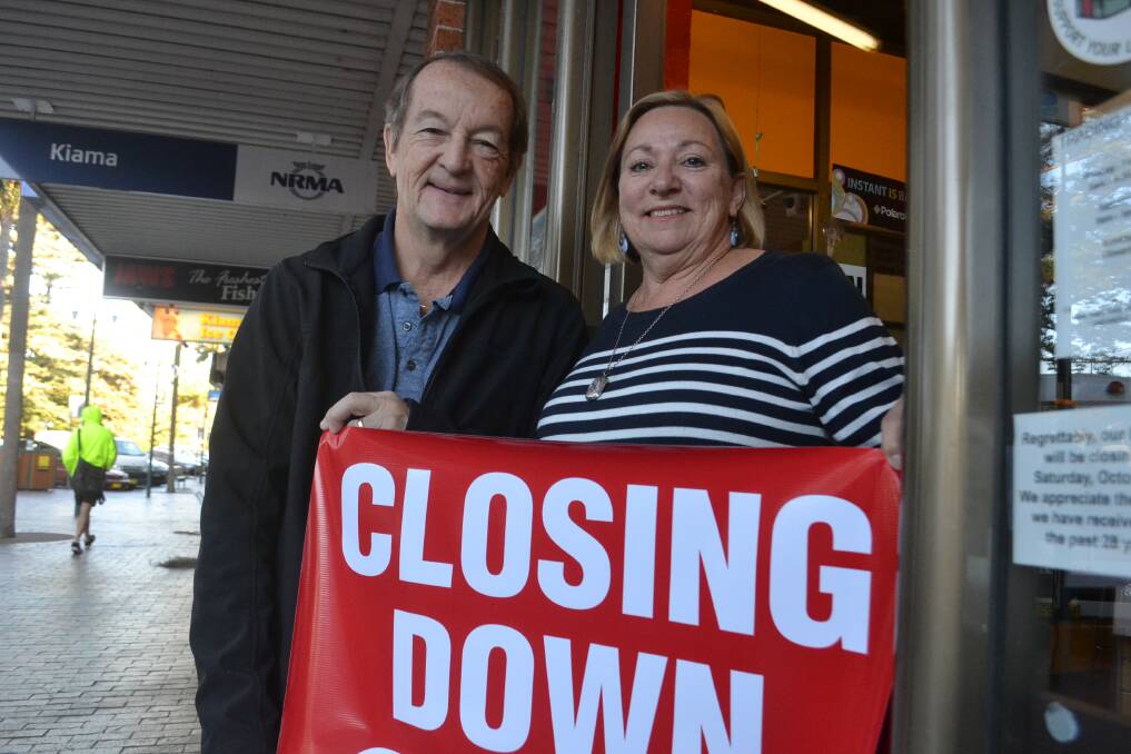 END OF ERA: Decade-long owners David and Julie Hall will sadly close the Kodak shop in Kiama in October, in a recent wave of local retail store closures. Picture: Rebecca Fist
