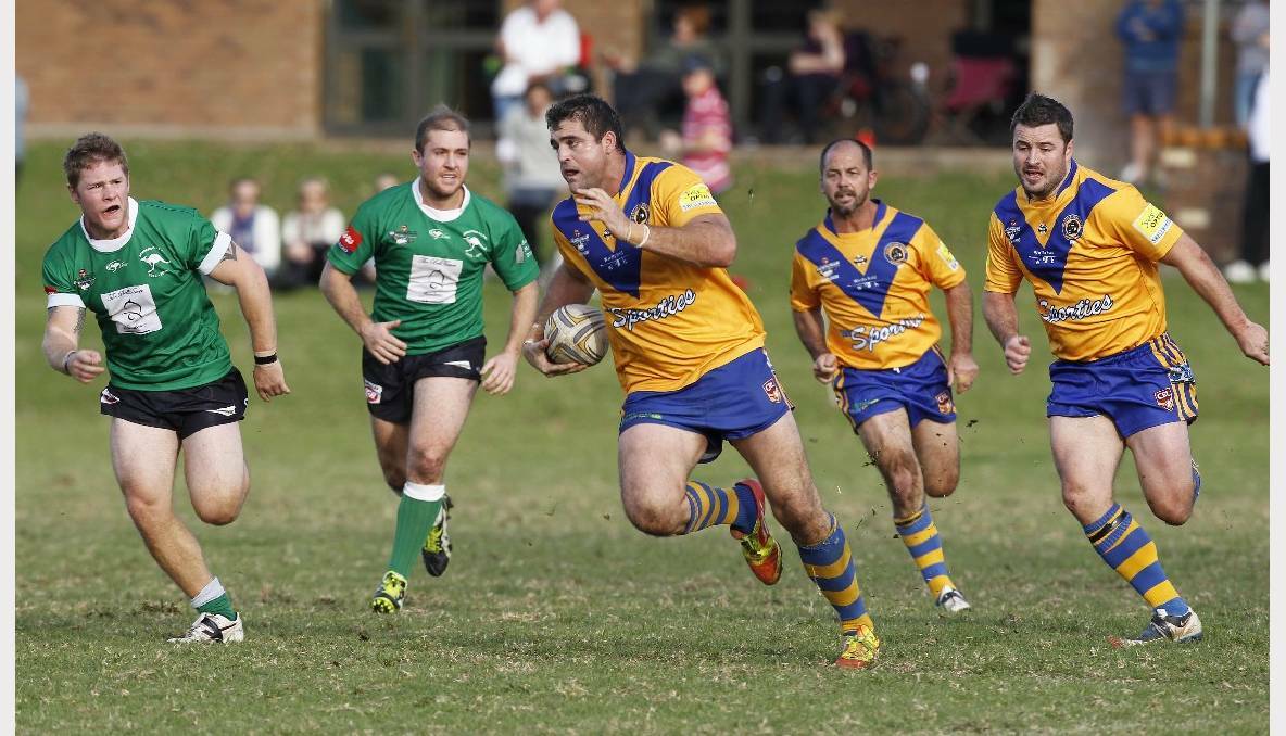 Jamberoo Superoos (in green) at their home ground in 2013, Kevin Walsh Oval, set for an upgrade. Picture: Andy Zakeli