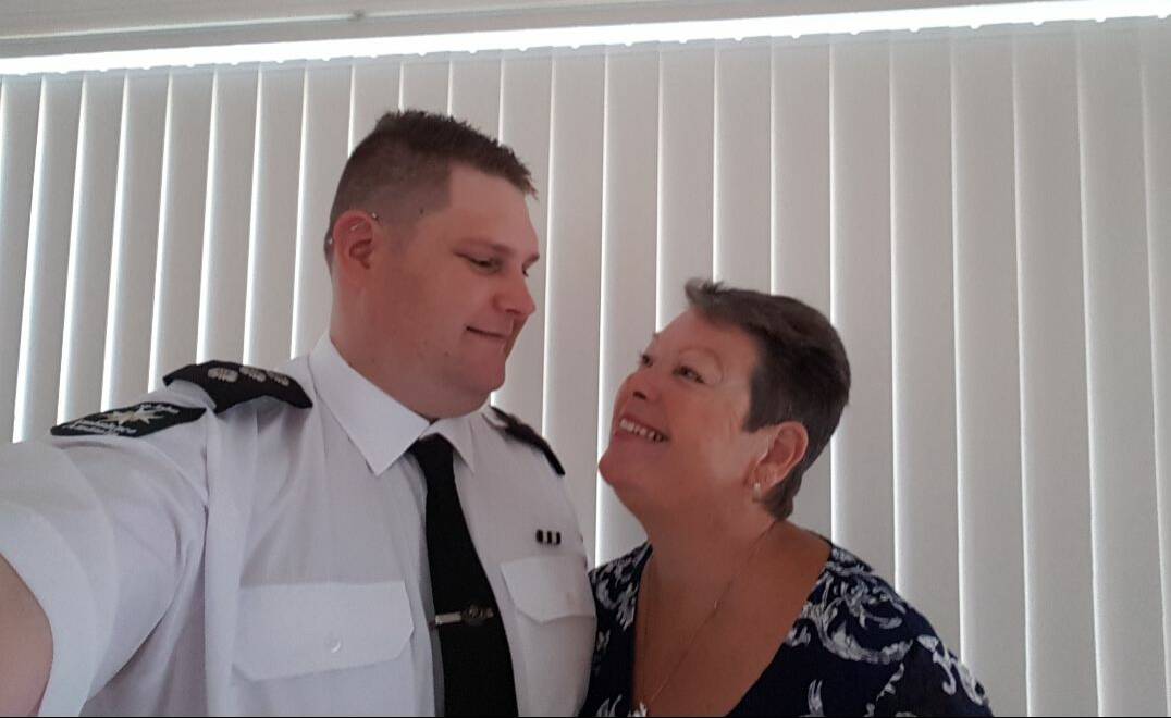 Paul Houghton has his mum to thank for nominating him to be a baton bearer before the 2018 Commonwealth Games. Picture: Contributed