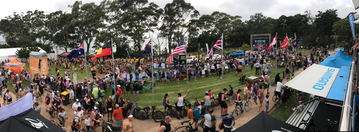 HUGE: The Huskisson Triathlon Festival attracted close to 5000 competitors at the weekend. Photo: Sebastian Gallery
