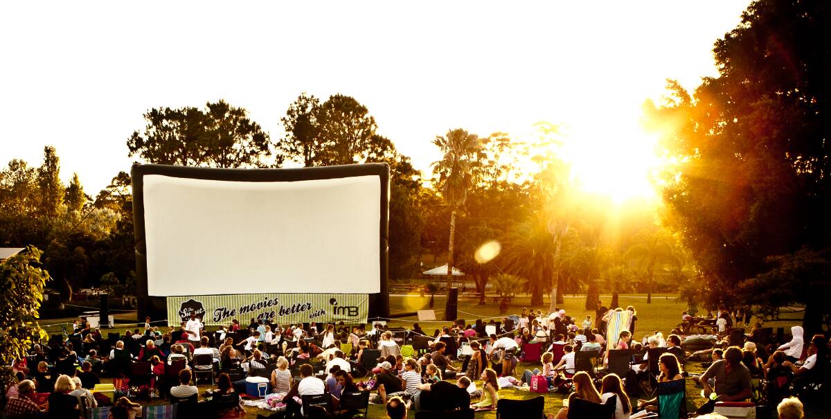 OPEN AIR: This year will be the first time Wollongong movie-goers can choose the option to weatherproof tickets in case it rains. Picture: Supplied