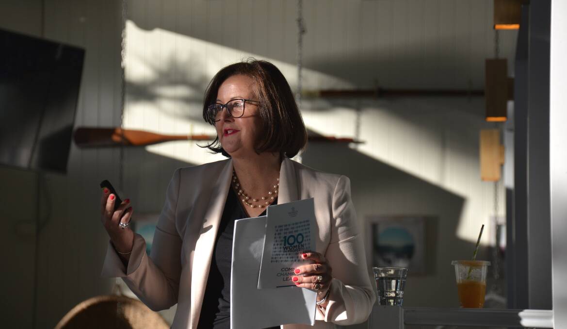 Sydney Community Foundation CEO Jane Jose, keynote speaker at the inaugural Women in Property breakfast. The Property Council event was held at Pepe's on the Beach in North Wollongong on Tuesday. Picture: Desiree Savage