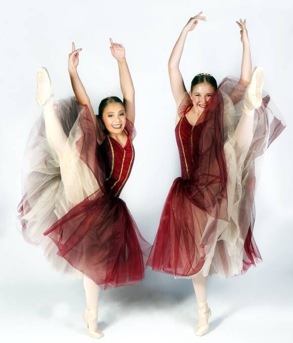 ON POINTE: Amber O'Donnell and Charlotte Clough from JL Dance could be the next stars of a local production of The Nutcracker. Auditions are to be held at the end of February for ages 16 and above. Picture: Sylvia Liber