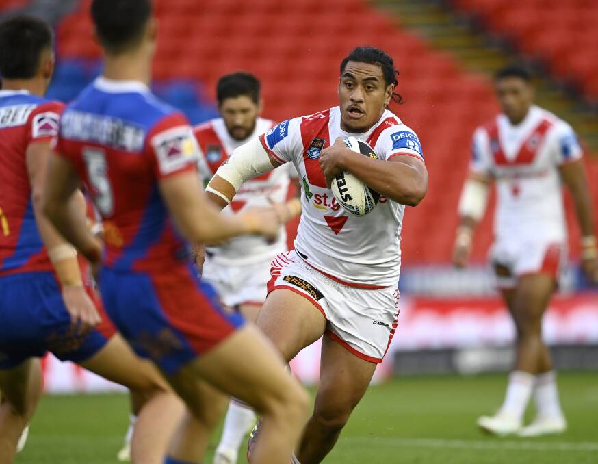 Christian Tuipulotu will debut for the Dragons against the Warriors on Friday. Picture by Dragons Media