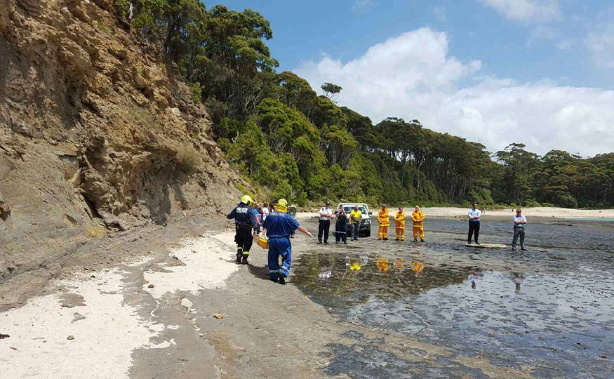 An 18-year-old teenager from Wamberal Beach was airlifted on Sunday to The Canberra Hospital after falling 20 metres off a cliff at Depot Beach, Batemans Bay.