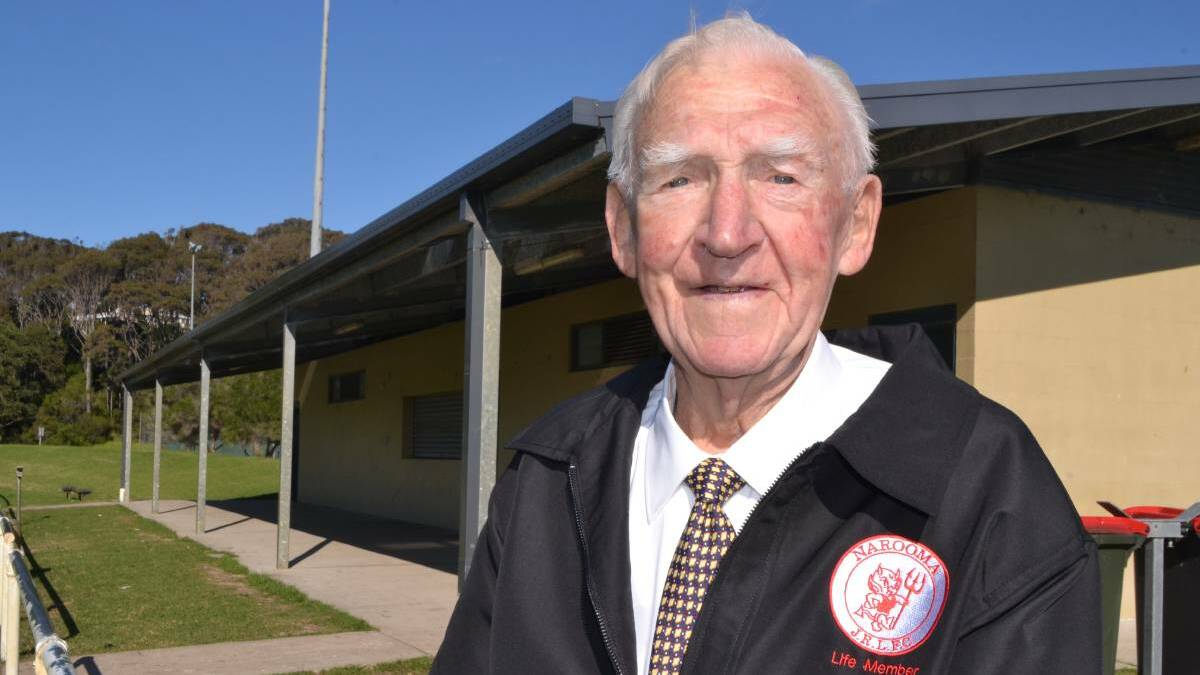 LEAGUE LEGEND: George Barker of Narooma received an OAM for his service to the community of Narooma and to sport and in particular rugby league in Narooma in all forms. 