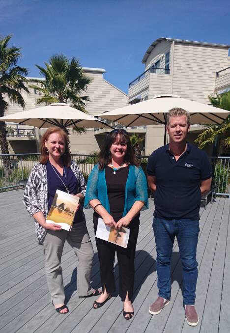 International travel agents will see some of the best of Eurobodalla’s tourism product next week and again in November as part of Eurobodalla Council’s international destination marketing activities. Council’s Executive Manager Communication and Tourism Cath Reilly and Business Assistance Manager Sarah Cooper met with Corrigans Cove Resort manager Andrew Johns last week to discuss the trade mission. 