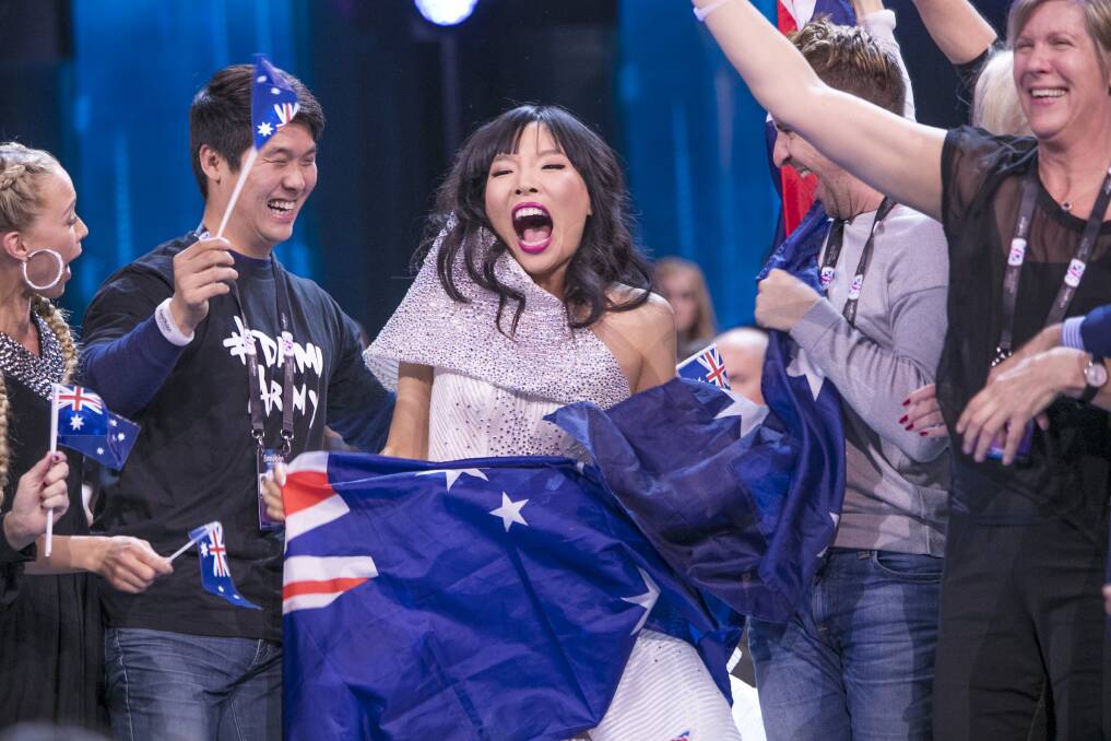 POPSTAR: Dami Im finishing second in Eurovision 2016. On August 12 she will be performing at Merimbula's Club Sapphire. Picture: Adres Putting
