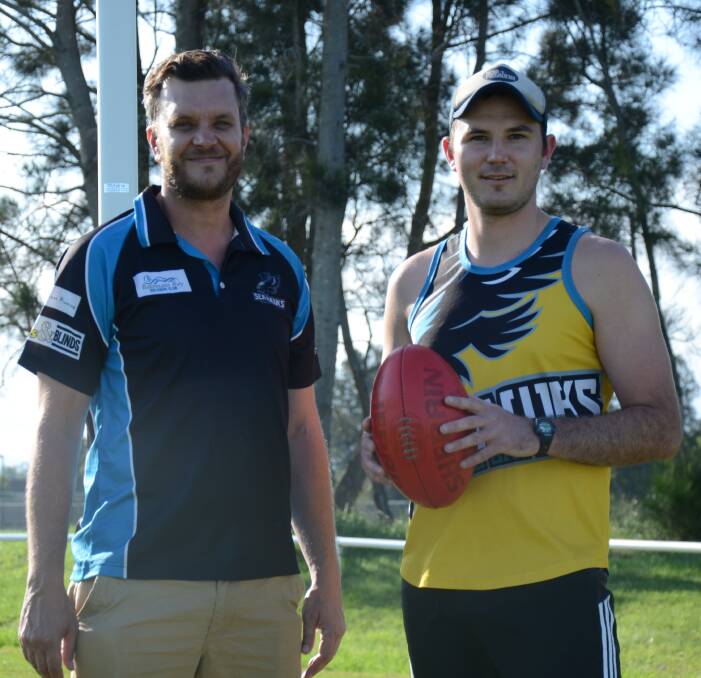 SEAHAWK SPIRIT: The Batemans Bay Seahawks elected new president Damon Connick and new head coach Michael Kenny to take the reins for the 2016 season.