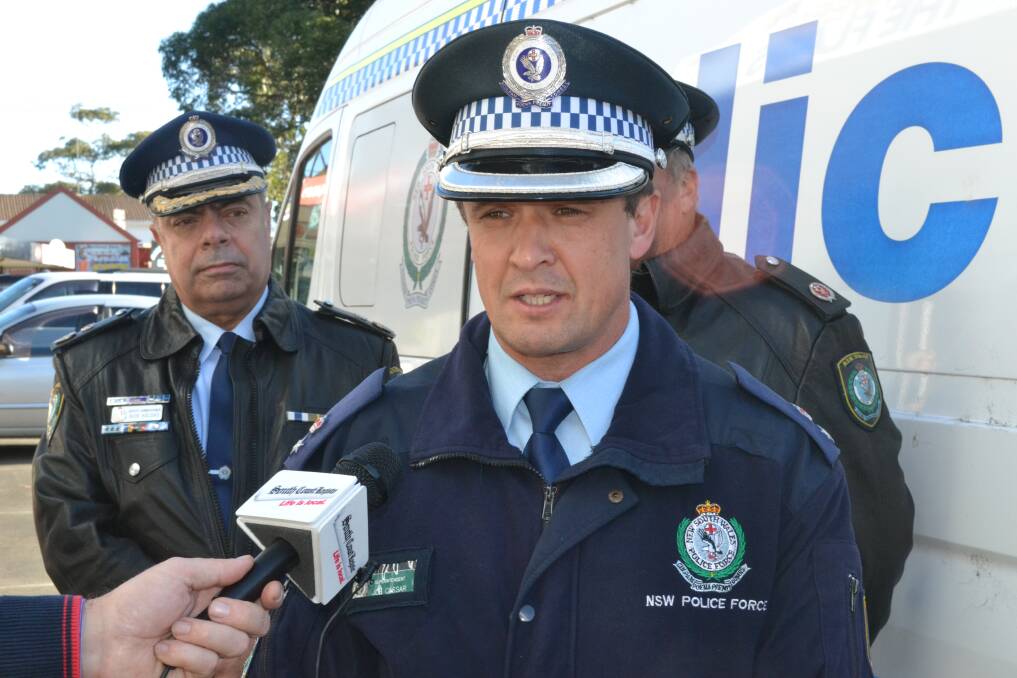 Wollongong Local Area Commander Superintendent Joe Cassar. File picture. 
