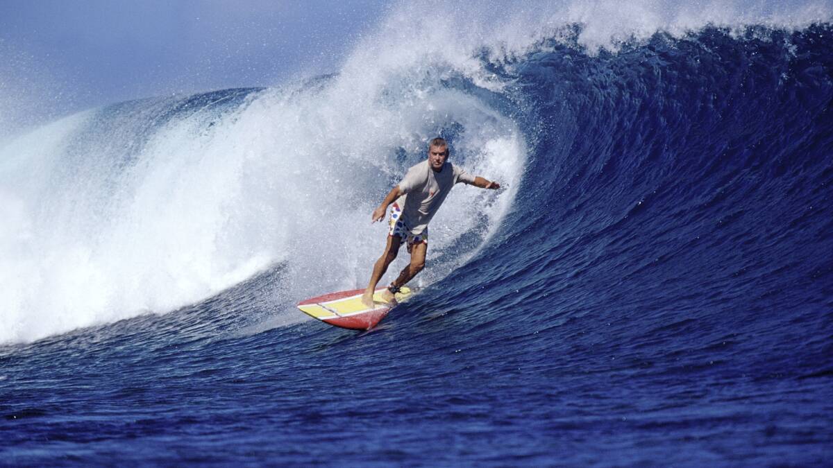 Phil has been a journalist with the Sydney Morning Herald and The Bulletin, editor of Playboy in the 70s, a former editor of Tracks and Australian Surfer's Journal
and associate editor of Surfer. (Pictured surfing Cloudbreak in Fiji, 2007). Picture: Supplied