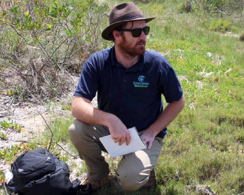 SUPPORT: Conservation Volunteers Australia's Illawarra regional manager Adam Woods wants people to attend an event at Hooka Point Reserve, Berkeley on February 2.