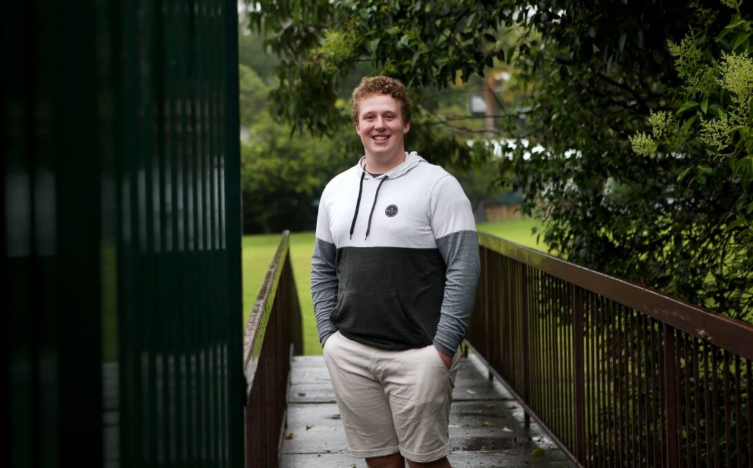HAPPY: Josh Bate didn't quite get the ATAR he hoped, but he got 95 in Music and excited to be nominated for the 2017 ENCORE Showcase (a showcase of outstanding performances and compositions by HSC students). Picture: Sylvia Liber