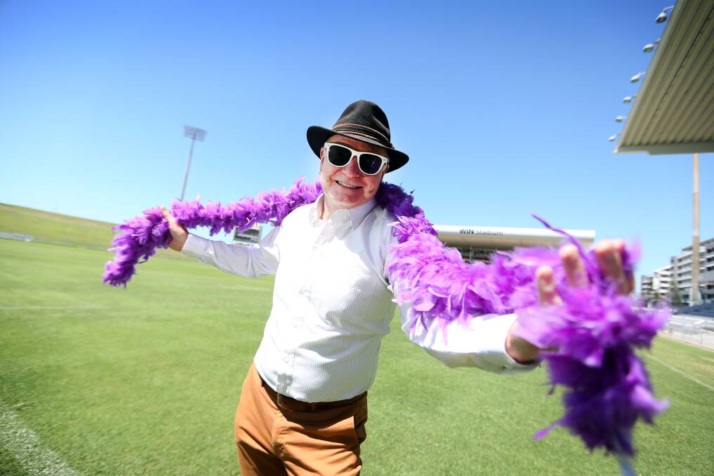 LOOKALIKE: Wollongong Lord Mayor Gordon Bradbery excited Elton John will bring thousands of fans to the region. Picture: Sylvia Liber