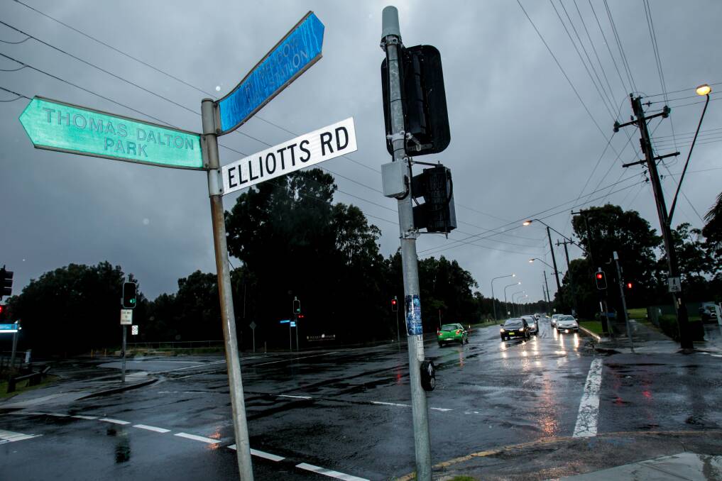 The Squires Way-Elliotts Road intersection in Fairy Meadow is one of five black spots in Wollongong to received federal funding. Picture: Adam McLean