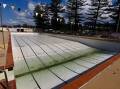 Thirroul Pool lying empty on Tuesday, April 16. Picture by Adam McLean