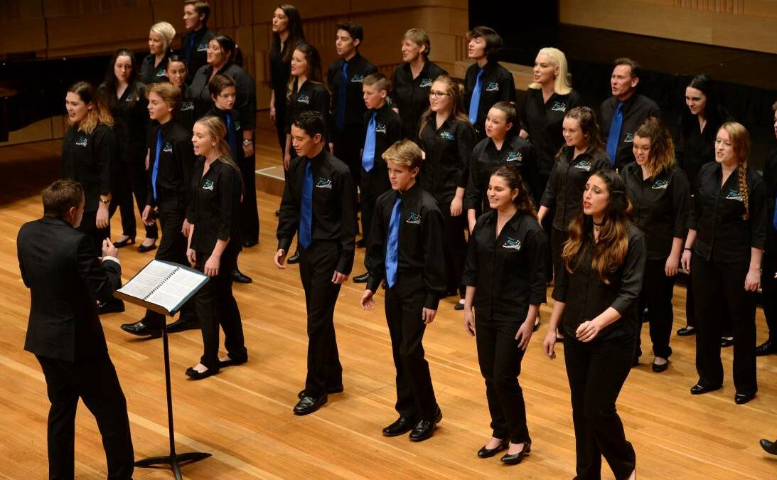 Choral treat: The Southern Lights vocal academy will be among the five choirs to perform at the Festival of Choirs at Kiama Pavilion on Sunday. 