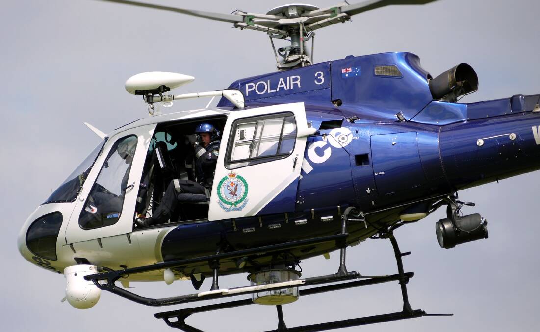 Keeping us safe: A NSW Police Pol-Air helicopter will be among the attractions at this weekend’s Emergency Services Expo at Black Beach, Kiama.