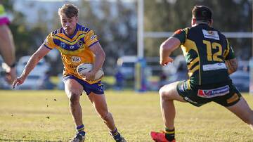 Warilla Lake South Gorillas player Lleyton Hughes, pictured here playing against the Stingrays, will be part of the Gorillas side playing against Milton-Ulladulla Bulldogs on Sunday, April 21. Picture by Adam McLean
