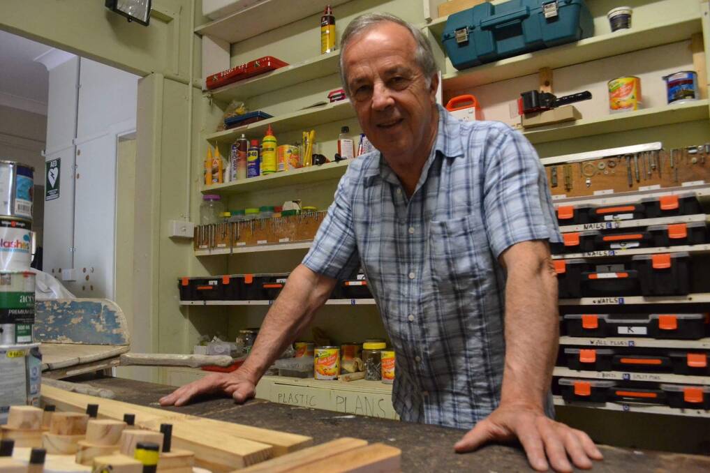 GROUP EFFORT: Ian Yabsley is the founder of Kiama Men's Shed and enjoys helping the community. Photo: Rebecca Fist. 