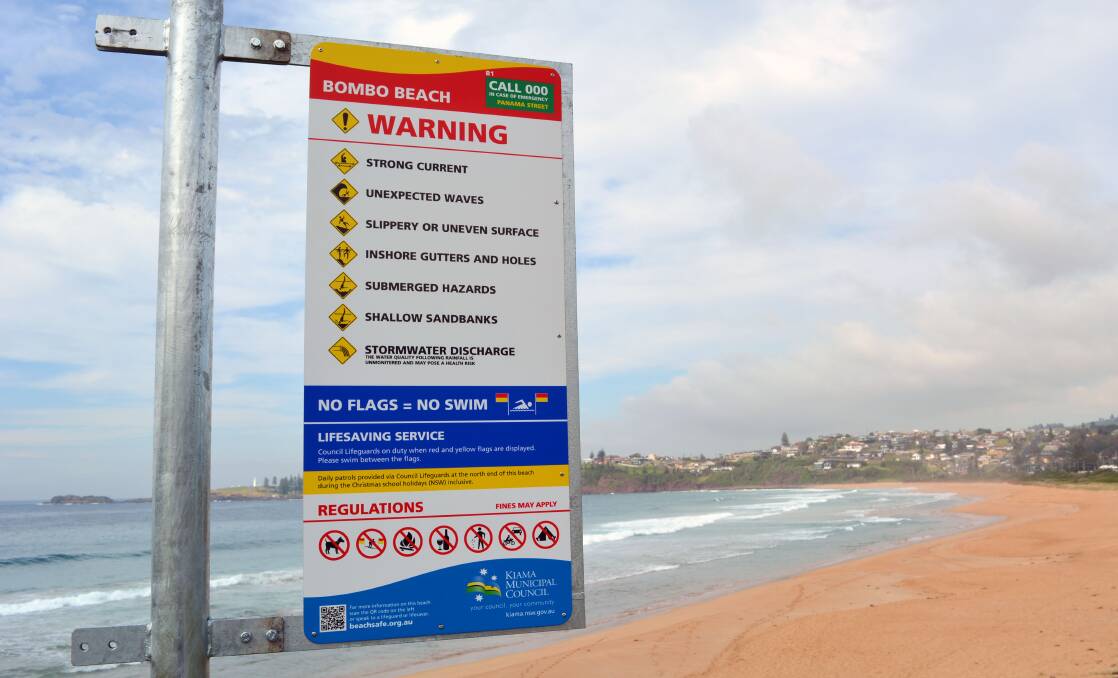 One of the new beach access signs. 